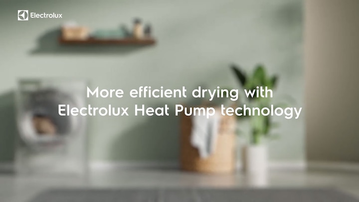 More efficient drying with Electrolux Heat Pump technology