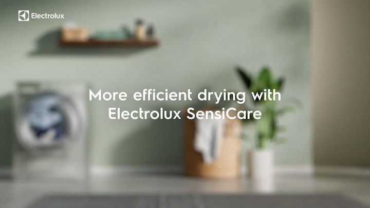 More efficient drying with Electrolux SensiCare Dryers