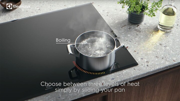 Easily adjust temperature with Electrolux PowerSlide