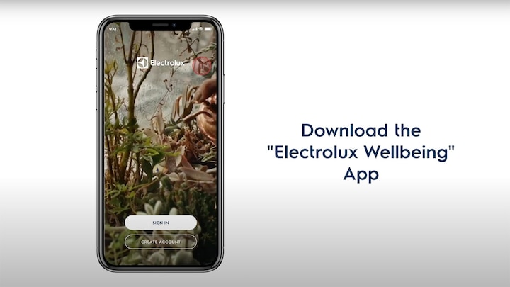 How to connect Electrolux Air Purifier Well A5 to Electrolux Wellbeing app