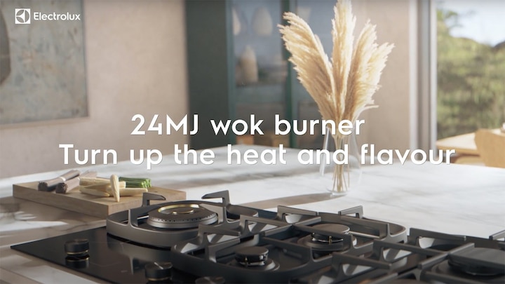Expert stir-frying with a powerful wok burner
